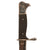 Original German WWII Era Miniature Heer Nickel Plated 98k Bayonet Knife with Scabbard by Stoeker Original Items