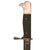 Original German WWII Era Miniature Heer Nickel Plated 98k Bayonet Knife with Scabbard by Stoeker Original Items