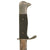 Original German WWII Era Miniature Heer Nickel Plated 98k Bayonet Knife with Scabbard Original Items