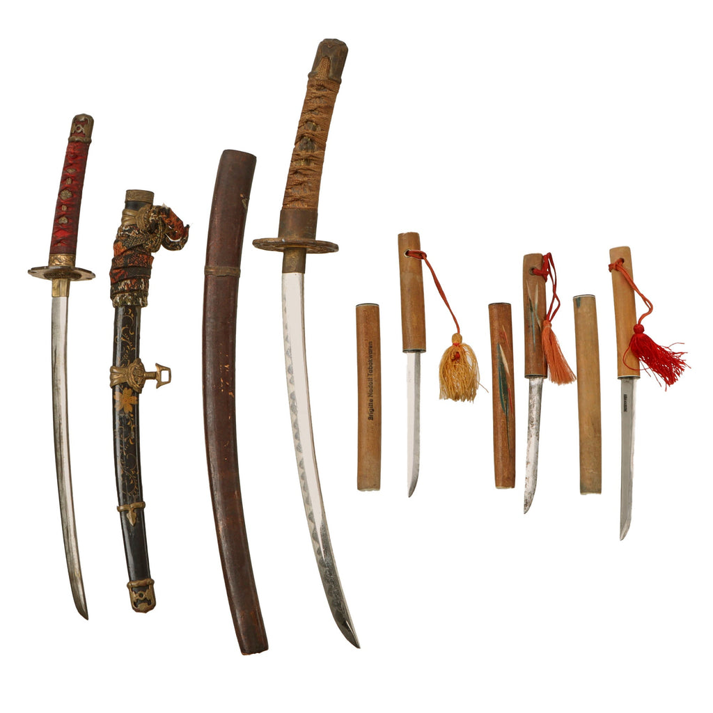 Original Imperial German 19th Century Miniature M1889 Prussian Infantry Officer Kaiser Honor Sword with Gilded Blade & Scabbard by WKC (Copy) Original Items