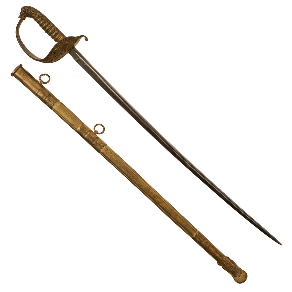 Original Imperial German 19th Century Miniature Kaiserliche Marine Navy Officer Presentation Sword with Scabbard - Salesman’s Sample Original Items