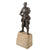 Original Austro-Hungarian WWI Solid Bronze Soldier Statue on Granite Base - Missing Rifle - 20” Tall Original Items