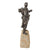 Original Austro-Hungarian WWI Solid Bronze Soldier Statue on Granite Base - Missing Rifle - 20” Tall Original Items