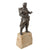 Original Austro-Hungarian WWI Solid Bronze Soldier Statue on Granite Base - Missing Rifle - 20” Tall Original Items