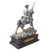 Original Imperial German Herero Wars Schutztruppen Equestrian Bronze Statue with Dedication to Captain Salzer - 19½” Tall Original Items