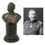 Original Imperial German Pre-WWI Era Bust of Young Kaiser Wilhelm II on Wooden Base - Signed Uhlmann - 9¾” Tall Original Items