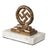 Original German WWII NSDAP Cast Metal Insignia on White Marble Base Original Items