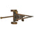 Original German WWII Trench Art PaK40 Anti-Tank Gun with Breech Made from British .303 Casing - Inert Original Items
