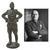 Original Italian WWII Small Statue of Benito Mussolini Wearing Bustina - 8¾” Tall Original Items
