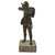 Original German Inter-War Reichswehr Soldier Firing Gewehr 98 Statue on Marble Base - 11½” Tall Original Items