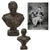 Original Japanese Pre-WWII Emperor Meiji Bronze Bust with Great Embossed Signature Original Items