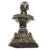 Original Imperial German Pre-WWI Scarce Silver-Plated Bust of Otto von Bismarck on Decorative Marble Base - 7 1/2" Tall Original Items