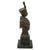 Original Imperial German WWI Era Bust of Kaiser Wilhelm II in Death’s Head Hussar Uniform on Wooden Base - 12¾” Tall Original Items
