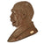 Original Imperial German WWI Era Scarce Bronze Wall Relief Plaque of Otto von Bismarck Original Items
