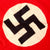 Original German WWII NSDAP National Socialist Party Small Fringed Podium Banner - 28" x 23" Original Items