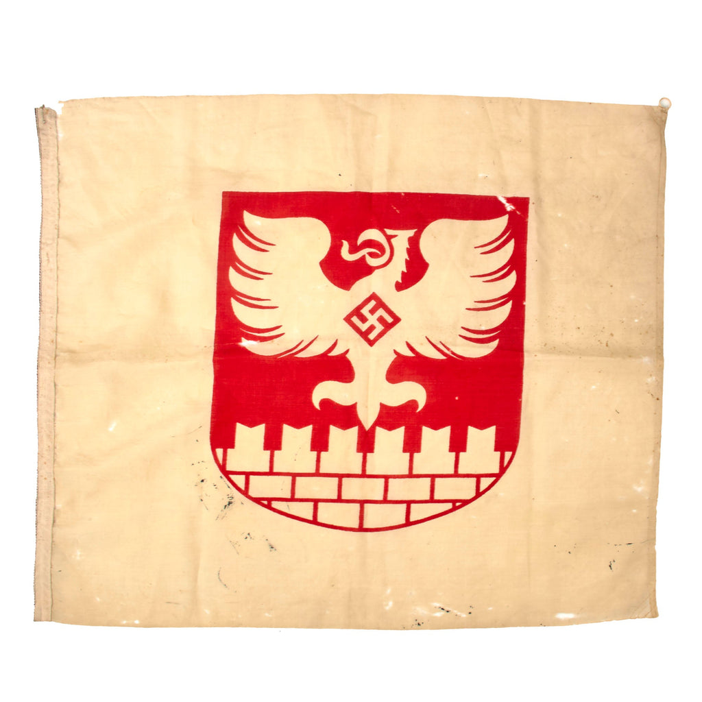 Original German Pre WWII 1933 - 1934 Hansabund Flag by Bonner Fahnenfabrik - 31" x 34" Original Items