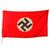 Original German WWII Italian Made NSDAP National Political Banner Flag marked to City of Naples - 39" x 64" Original Items