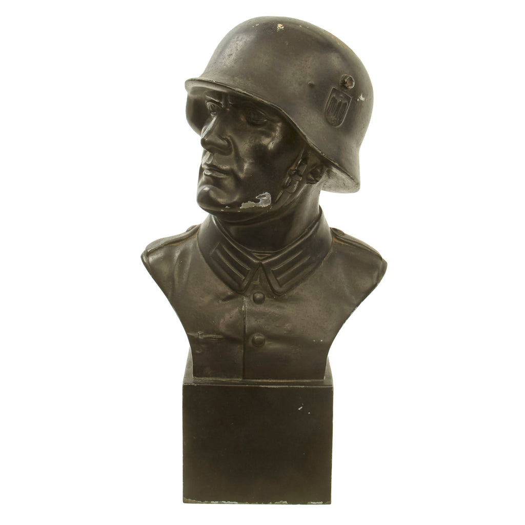 Original German WWII Heer Army Soldier’s Bust - 9½” Original Items
