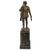 Original German Post-WWI Marching Soldier Bronze Statue on Marble Base with Dedication to Oberleutnant Mantke, 7th (Preuss) Infantry - 13” Tall Original Items