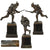 Original Imperial German WWI Bronze Statue of Soldier Advancing by Schmidt Hofer with Marble Base Original Items