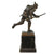 Original Imperial German WWI Bronze Statue of Soldier Advancing by Schmidt Hofer with Marble Base Original Items