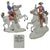 Original German Pre-WWII Era Colorized Porcelain Frederick the Great Equestrian Statue by Rosenthale of Selb, Bavaria Original Items