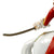 Original German Pre-WWII Porcelain Equestrian Death’s Head Hussar with Sword Drawn - 11¼” Tall Original Items