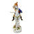 Original German Pre-WWII Porcelain Equestrian Death’s Head Hussar with Sword Drawn - 11¼” Tall Original Items