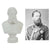 Original Imperial German Pre-WWI Frederick III German Emperor Ceramic Bust - Numbered 313 - 11¾” Tall Original Items