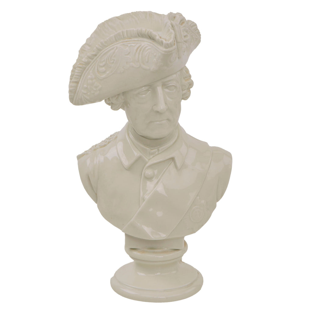 Original German Pre-WWII Era Porcelain Frederick the Great Bust by Rosenthal of Selb, Bavaria Original Items