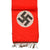 Original German WWII USGI Bring Back Complete NSDAP Fringed Funeral Funeral Sash - 78" x 6 3/4" Original Items