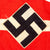 Original German WWII Small Size HJ National Youth Organization Pennant with Embroidered Insignia - 6 1/2" x 10 1/2" Original Items
