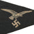 Original German WWII Luftwaffe Officer Vehicle Fender Staff Pennant Flag with Chain-Stitched Eagles - 7 ⅝ x 12 ⅜ Original Items