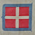 Original Italian WWII Kingdom of Italy Large Flag Banner with Savoy Coat of Arms and Tie Strings - 36 x 61” Original Items
