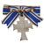 Original German WWII 2nd Class Silver Mother’s Cross Pin by Friedrich Orth of Vienna in LDO Box - Cross of Honor of the German Mother Original Items