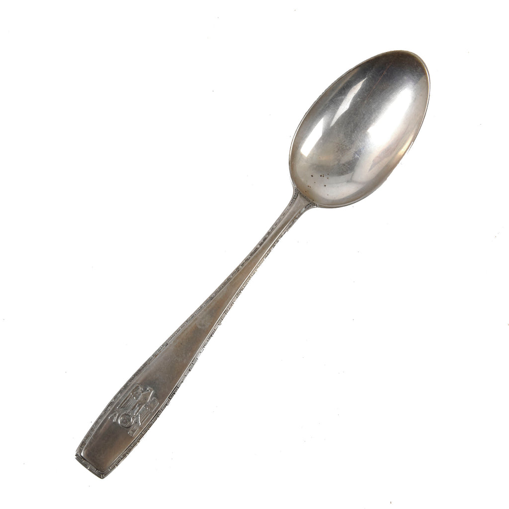 Original German WWII AH Formal Pattern .800 Silver Teaspoon Original Items