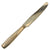 Original German WWII AH Formal Pattern .800 Silver Luncheon Knife with Stainless Blade by Bruckmann Original Items
