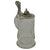Original Imperial German Pre-WWI Saxon Artillery Glass Stein with Pickelhaube Kugelhaube on Lid Original Items
