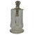 Original Imperial German Pre-WWI Saxon Artillery Glass Stein with Pickelhaube Kugelhaube on Lid Original Items