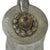 Original Imperial German Pre-WWI Saxon Artillery Glass Stein with Pickelhaube Kugelhaube on Lid Original Items