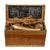 Original Japanese WWII Type 92 Field Phone in Case with Crank - Dated July 1945