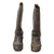 Original German WWII Officer’s Tall Riding Jack Boots with Hobnails - Heavily Service-Worn Original Items