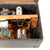 Original German WWII Restoration Project Luftwaffe Portable Model K32 GWB Barracks Radio by Siemens - Door Button & Dials Missing - Serial 17538 Original Items