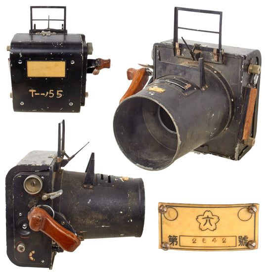 Original Japan WWII Imperial Japanese Rokuohsha Konishiroku Type F-8 Style Aerial Camera Shell - Serial 2642 Original Items