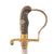 Original German WWII Monogrammed Heer Army Officer Dove Head Sword by ALCOSO of Solingen with Scabbard, Circa 1936-1940