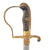 Original German WWII Monogrammed Heer Army Officer Dove Head Sword by ALCOSO of Solingen with Scabbard, Circa 1936-1940