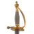 Original British Napoleonic P1796 Officer’s Spadroon with George III Cypher and Folding Guard Original Items