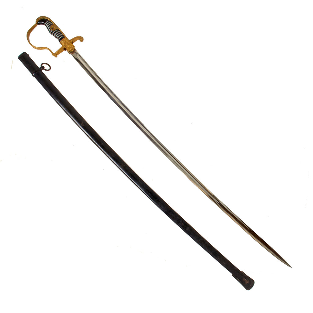 Original German WWII Field Marshal von Stein Pattern Dove Head Officers Sword by Carl Eickhorn with Scabbard Original Items