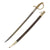 Original French 2nd Empire German-Made Nickeled Briquet Saber & Scabbard by Alexander Coppel of Solingen