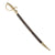 Original French 2nd Empire German-Made Nickeled Briquet Saber & Scabbard by Alexander Coppel of Solingen